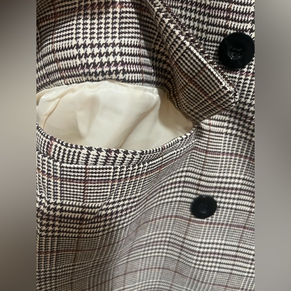 NWT plaid classic blazer - Picture 5 of 7